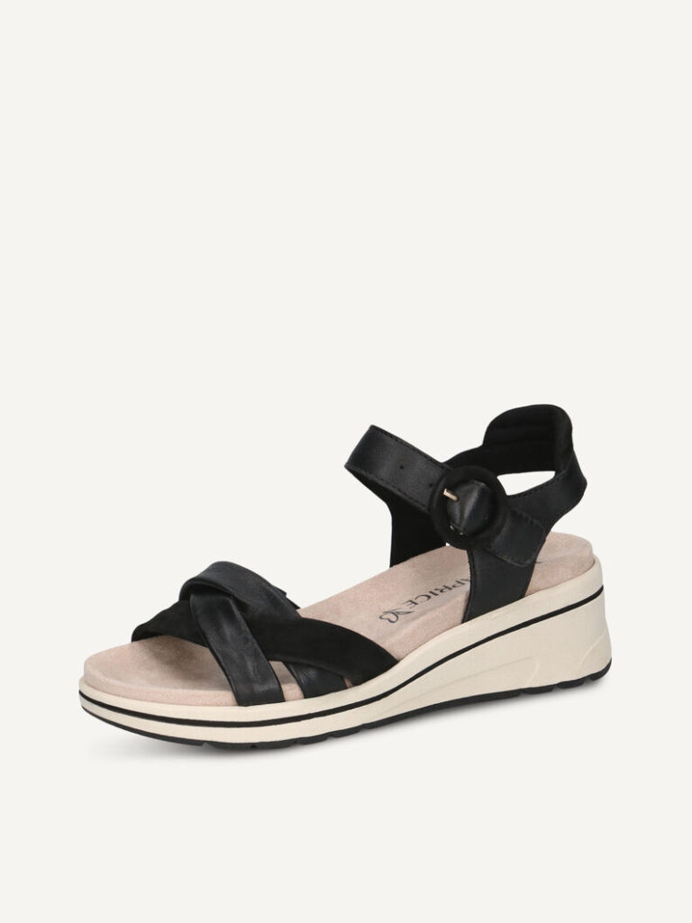 CAPRICE πέδιλα 28304 46 019 μαύρα