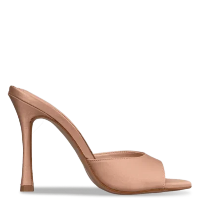 Γυναικεία stiletto mules Envie 21822 nude