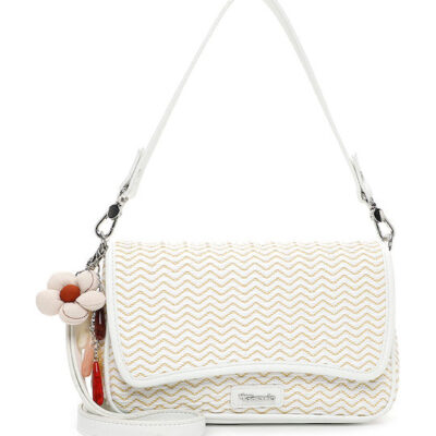 Tamaris Ψάθινη Γυναικεία Τσάντα Ώμου Λευκή 34261