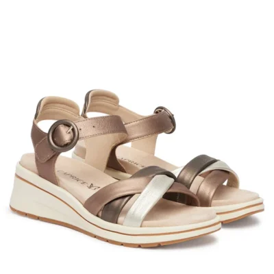 CAPRICE πέδιλα 28304 46 366 καφέ