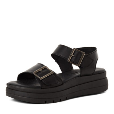 Tamaris Πέδιλα-Πλατφόρμες 1-28209-46 003 Black Leather