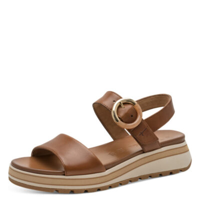 Tamaris Πέδιλα-Πλατφόρμες 1-28254-46 348 Cognac Leather
