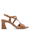 Tamaris Δερμάτινα Πέδιλα1-28369-46 372 Cognac Struct.