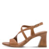 Tamaris Δερμάτινα Πέδιλα1-28369-46 372 Cognac Struct.