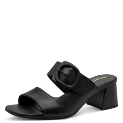 Tamaris Comfort Mules 8-87215-46 022 Black Nappa