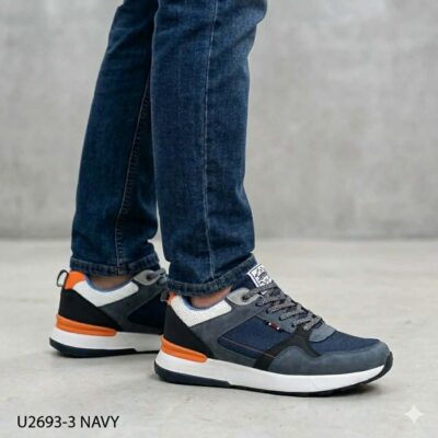 Ανδρικά sneakers σε μπλε χρώμα 2693