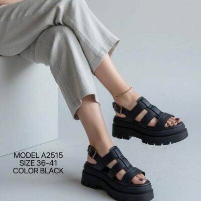 Γυναικεία flatform sandals 2515 black