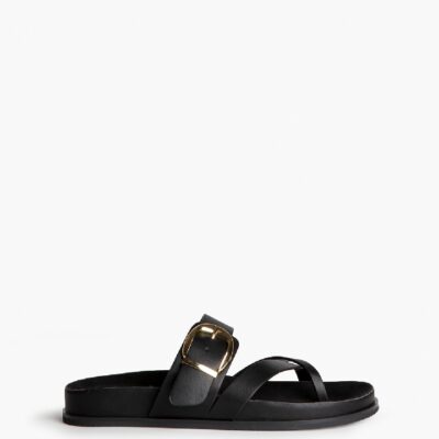 ΣΑΝΔΑΛΙ CORINA M6410 ΜΕ ΑΓΚΡΑΦΑ ΜΑΥΡΑ