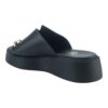 Γυναικεία δερμάτινα flatform sandals 1724 black