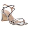 ENVIE SHINY MID-HEELS E02-23703 SILVER