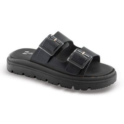 Women flatform sandals SD78046 μαύρα