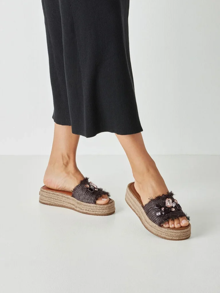 Tamaris Σανδάλια Flatforms 1-27214-46 001 black