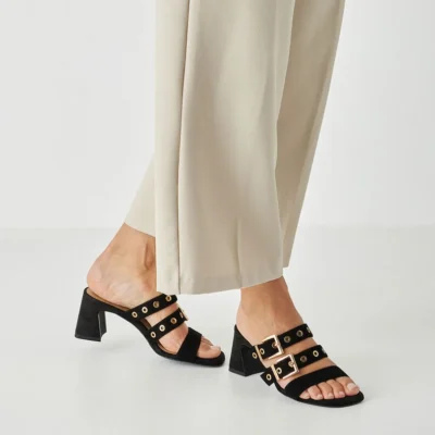 Tamaris γυναικεία Πέδιλα Μαύρα 27222 46 001