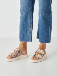 Tamaris Σανδάλια Flatforms 1-27239-42 483 beige snake