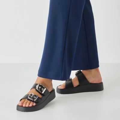 Tamaris Γυναικεία flatforms 27417 μαύρα
