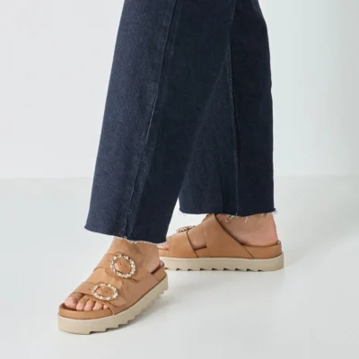 Tamaris Γυναικεία Ανατομικά Σανδάλια Καφέ 1-27517 46 305