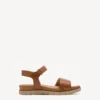 Tamaris Comfort  8-88710-42-329 cognac Ανατομικά Δερμάτινα Πέδιλα