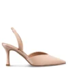 Γυναικεία slingback mules Envie 23649 nude