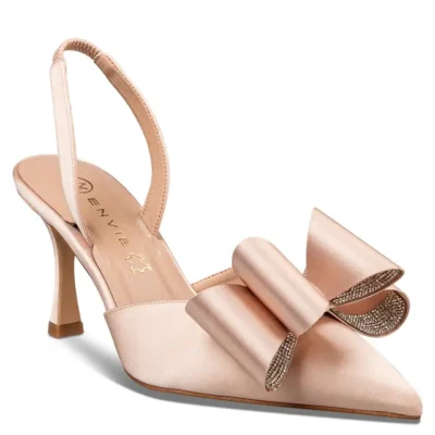 Γυναικεία slingback mules Envie 23649 nude