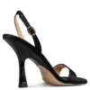 ENVIE FLARED HEEL SANDALS 23661 ΒLACK