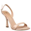 ENVIE FLARED HEEL SANDALS 23661 NUDE