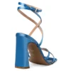 ENVIE ANKLE WRAP HEELS Ε02-23722 ΓΑΛΑΖΙΟ