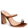 SLIM BLOCK HEEL MULES 23724 brown