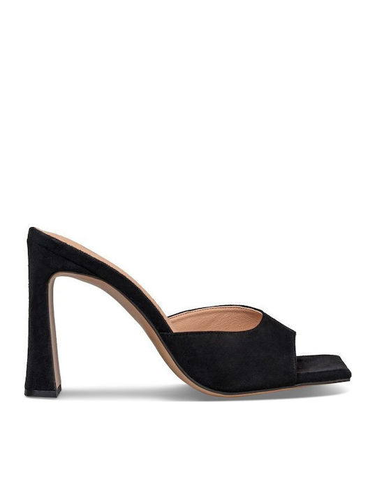 ENVIE SLIM BLOCK HEEL MULES 23723 black