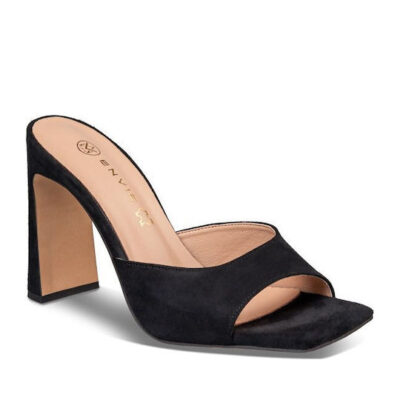 ENVIE SLIM BLOCK HEEL MULES 23723 black