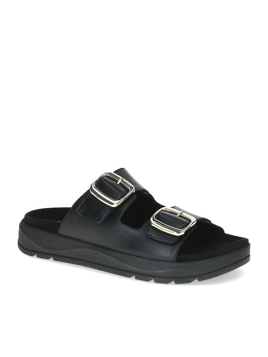 Caprice Γυναικεία Ανατομικά Σανδάλια Μαύρα 27202