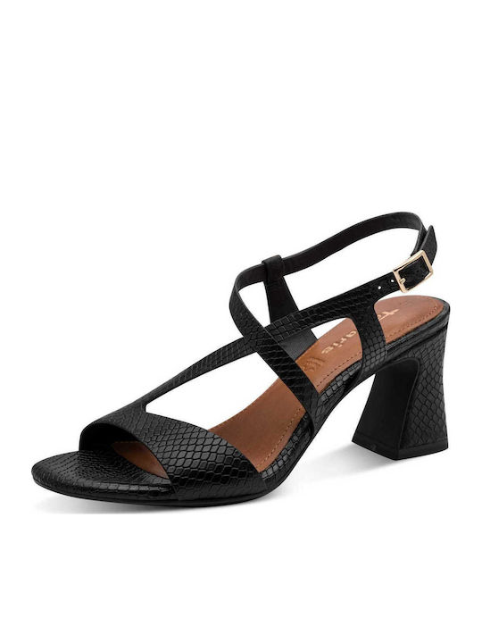 Tamaris Δερμάτινα Πέδιλα1-28369-46 006 black