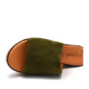 Γυναικεία δερμάτινη πλατφόρμα-mule 6567 eva frutos khaki