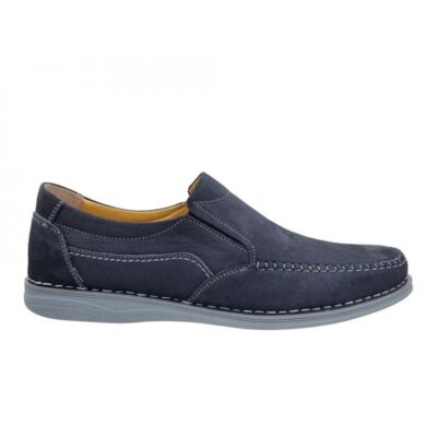 Il Mondo 21015 Navy Nubuck | Ανδρικά Μοκασίνια
