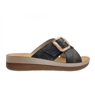 Inblu  FT000020 Μαύρες Γυναικείες Παντόφλες