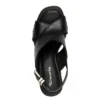 Tamaris 1-28374 46 001 Γυναικεία Σανδάλια – Πλατφόρμες σε μαύρο χρώμα
