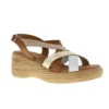 Γυναικεία δερμάτινα flatforms 4734