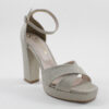 Platform heels beatris 4032 χρυσό
