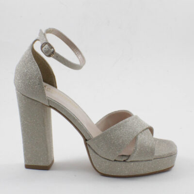 Platform heels beatris 4032 χρυσό