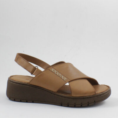 Sabino Δερμάτινα Γυναικεία Σανδάλια Flatforms Ταμπά 251606