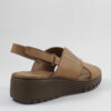 Sabino Δερμάτινα Γυναικεία Σανδάλια Flatforms Ταμπά 251606