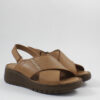 Sabino Δερμάτινα Γυναικεία Σανδάλια Flatforms Ταμπά 251606