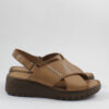 Sabino Δερμάτινα Γυναικεία Σανδάλια Flatforms Ταμπά 251606