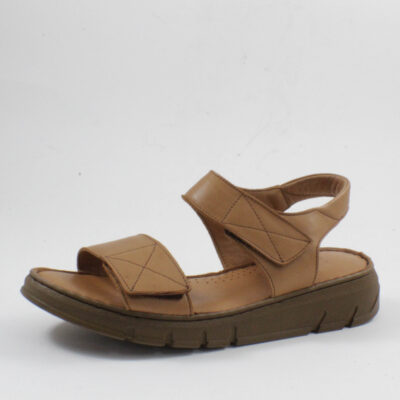 Sabino Δερμάτινα Γυναικεία Σανδάλια Flatforms 251761 ταμπά