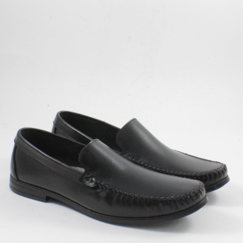 Μοκασίνια δερμάτινα sz3008 μαύρα