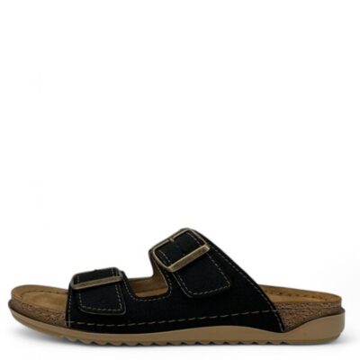 Inblu Γυναικεία Ανατομικά Σανδάλια Χακί aa180200 black
