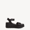 Tamaris platforms  1-28712-42 003 BLACK LEATHER