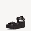 Tamaris platforms  1-28712-42 003 BLACK LEATHER