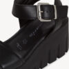 Tamaris platforms  1-28712-42 003 BLACK LEATHER