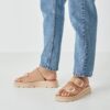 Tamaris Γυναικεία flatforms 27239 taupe