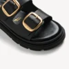 Tamaris Γυναικεία flatforms 27239 μαύρα
